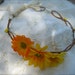 Flower Hair Accessories-FALL WEDDINGS-Weddings, Rustic Weddings, Beach Weddings, Bohemian, Yellow Daisy, Hair Accessories, Weddings