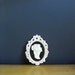 Mystery Woman - Vintage Silhouette or Cameo Wall Hanging