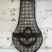 Painted Cottage Shabby Crystal Wall Sconce VF285