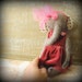 NEW PDF Epattern for 11 inch Mohair Elephant Sweet Chloe - the pattern for the dress is included - by Sasha Pokrass