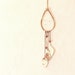 Handmade Dreamcatcher OOAK - Woodland Floral - Beaded Fabric Tribal Feathers Teardrop Suede