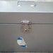 VINTAGE Porta File - Enameled Gray - Metal File Box - Storage - Repurpose - Multi Use - Craft Storage