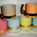 Set of 6 Vintage Siesta Ware Handled Mugs