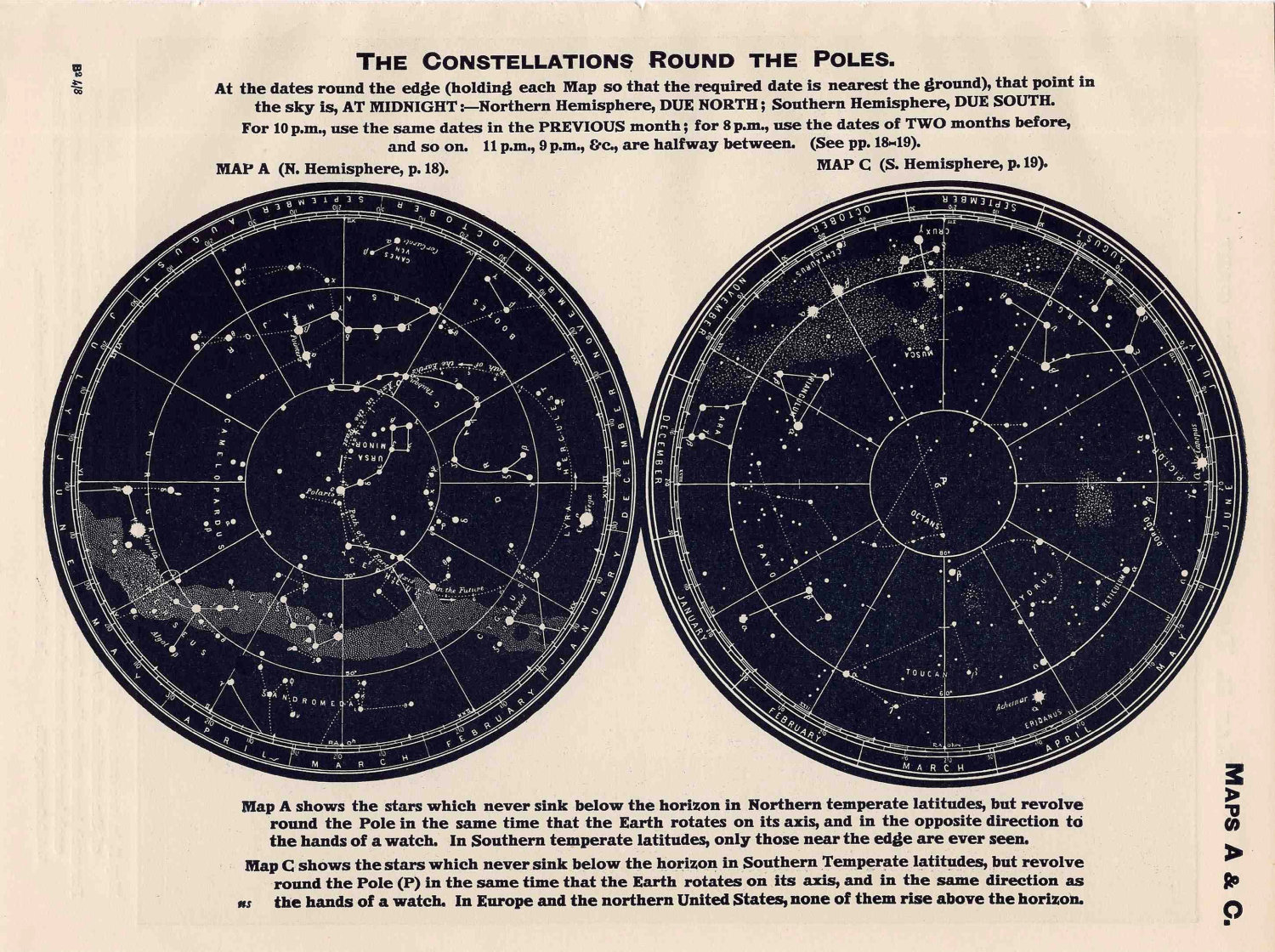 star chart for specific date