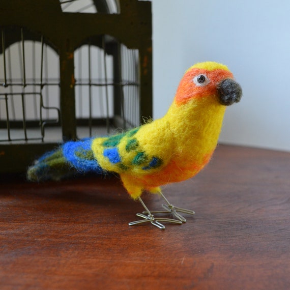 stuffed sun conure