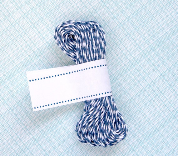Blue Bakers Twine, Midnight Blue Bakery Twine, 4th of July Packaging, Blue Bakery String (15 yards) Il_570xn