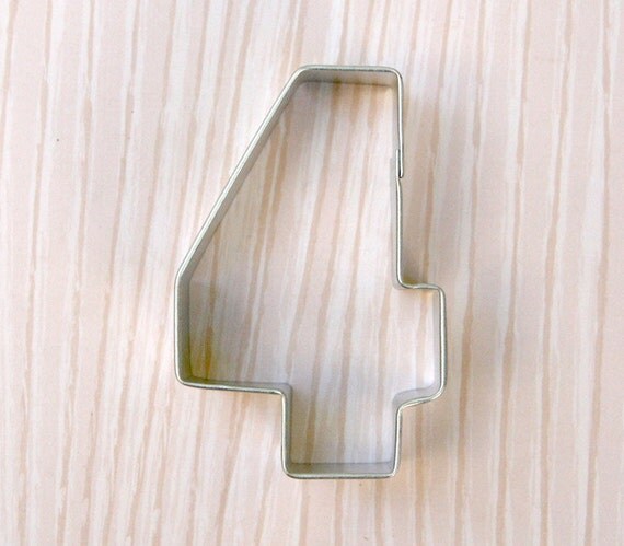 Number 4 Cookie Cutter