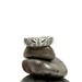 Men's Silver Tiki Carving Wedding Ring - Tiki Man