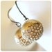 Vintage gold earrings, Pave glitter yellow gold, Faux diamond bling, Rhinestone brass sparkle drops, Diamonds are Forever 'Paillette'