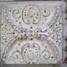 2'x2' Antique Ceiling Tile. Circa 1900. FRAMED & ready to Hang. Creamy white.