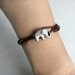 Elephant Leather Bracelet (12 colors to choose) (set of 3)