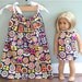 Matching American Girl Pillow Case Dresses for Girl and Doll. SALE 20% OFF. Flower Power. Sizes 3T