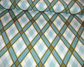 Modern Meadow picnic plaid in Pond - 1 yard