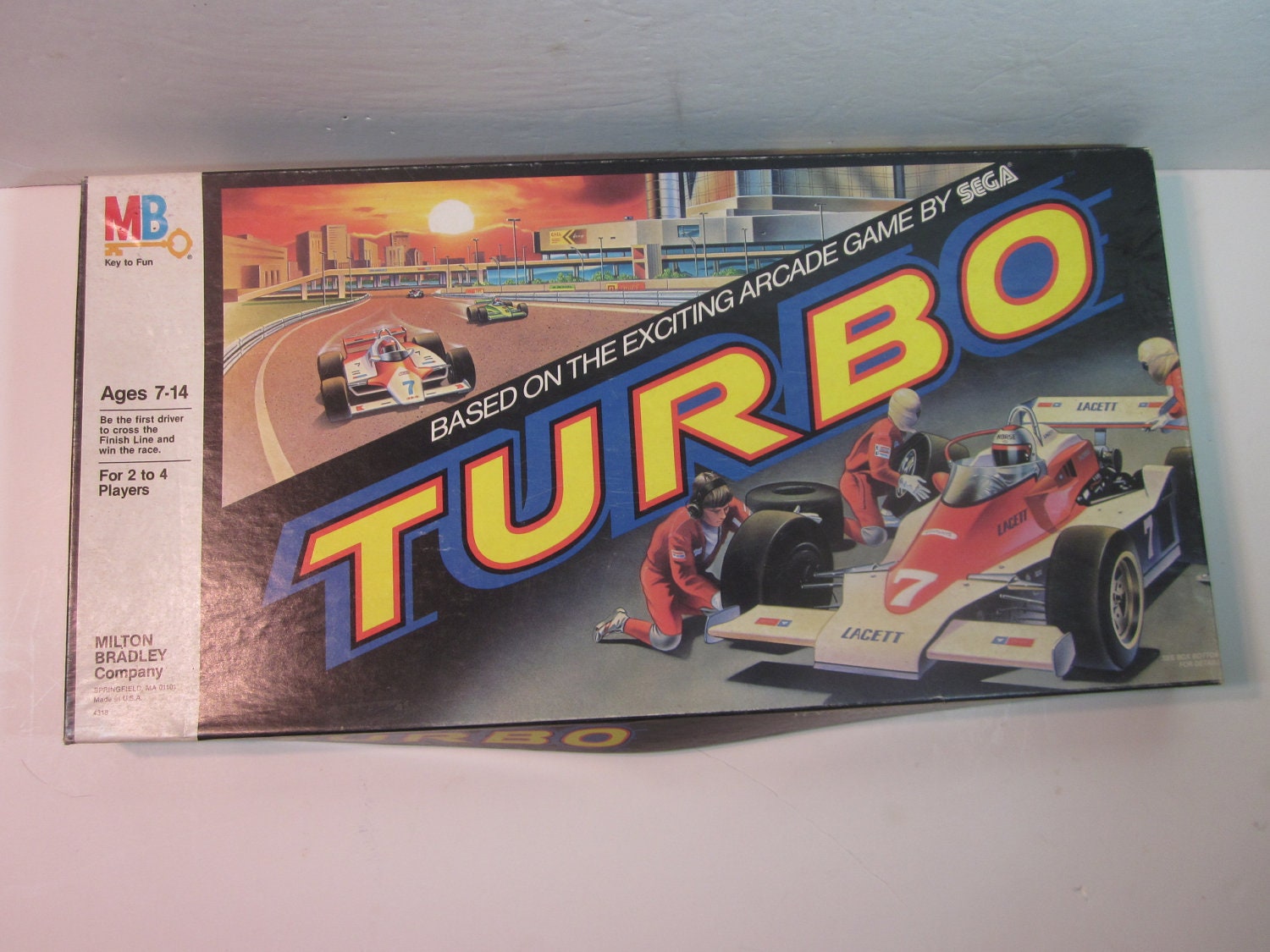 Vintage 1981 Milton Bradley Turbo Board Game By Njdigfinds On Etsy