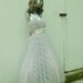 RESERVED for Rebecka - Stunning 1940's Vintage Pale Blue and Lavender, Prom / Party / Wedding Dress Sz M