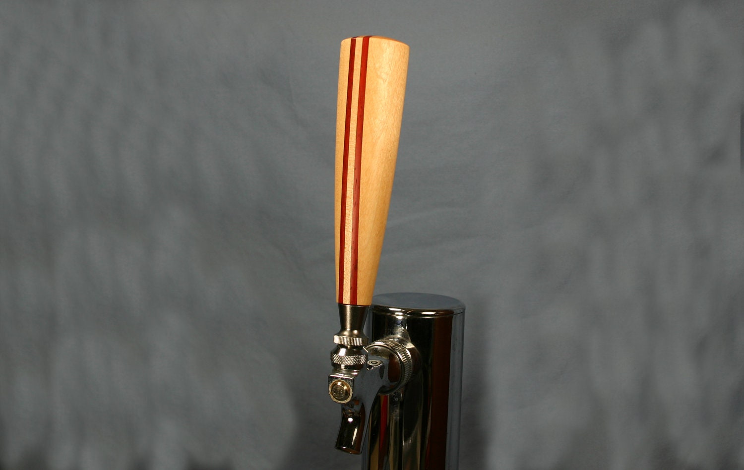 Wood Beer Tap Handle MADE TO ORDER Rock Maple and Padauk