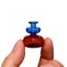 Miniature Vase in Blue and Red
