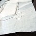 Small Vintage Tablecloth Table Cloth - Embroidered - Hemstitched Pulled Work 7959