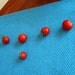 extra-thick towel in turquoise twill