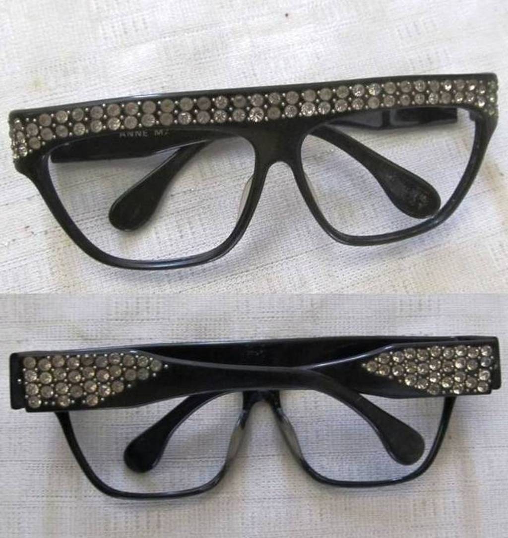 Hollywood Dazzle Rhinestone Covered Eyeglasses Glasses Frames