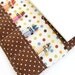 Polka Dot Crayon Drawing Wallet, 6x9 paper, Gender Neutral, with Sticker Pocket