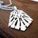 Vintage 1960s Trifari white enamel necklace