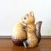 vintage squirrel and acorn salt and pepper shakers - fall - autumn trends