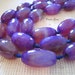 16" long (12 pcs) Purple Agate Barrel 18mmx28mm Beads