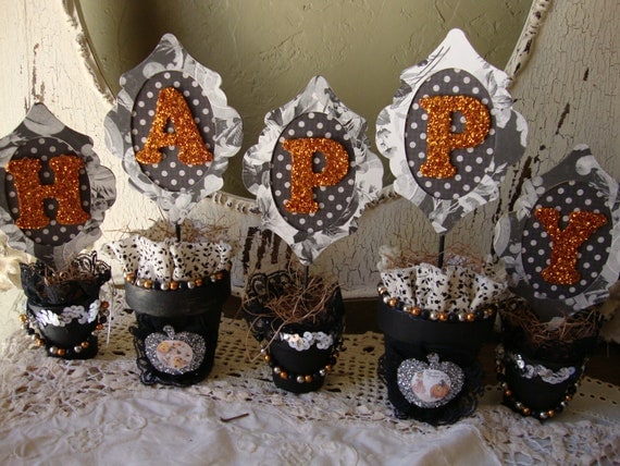 amazing happy halloween centerpiece table decor elegant black white halloween sign embellished letters vintage cute little girl with elegant halloween - Halloween Centerpieces For Tables amazing happy halloween centerpiece table decor elegant black white halloween sign embellished letters vintage cute little girl with elegant halloween - Halloween Centerpieces For Tables