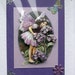 Heliotrope Fairy Hand-Crafted 3D Decoupage Card - With Love (1484)