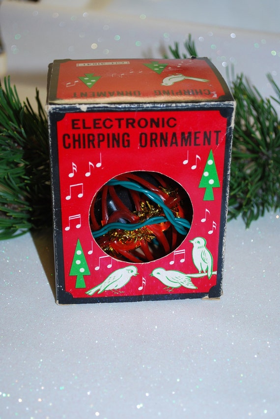 vintage 1960 s electronic chirping bird ornament by samjams3 vintage 1960 s electronic chirping bird ornament by samjams3