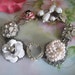 Grace Kelly.vintage assemblage rhinestone jewelry bracelet