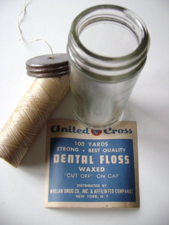 Vintage United Cross Dental Floss