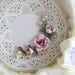 SALE-Shabby Chic- Italian Lacework -Porcelain -Trinket Dish