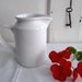 Vintage- White - Ironstone Creamer-Made in Portugal