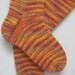 hand knit mens wool socks, UK 8-10 US 9-11