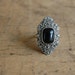 vintage Art Deco ring / 1930s jewelry / L'OPERA