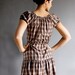 autumn plaid dress