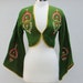 60s Vintage Bell Sleeve Embroidered Bolero - SMALL / XS