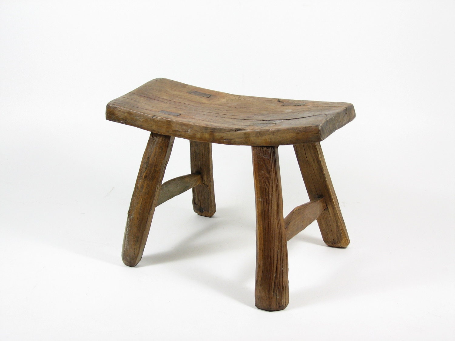 Vintage Wood Stool 25