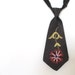 vintage 1940s embroidered boys necktie / DESERT FLEUR