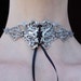 Steampunk choker Tattoo Snake necklace Gothic neck corset