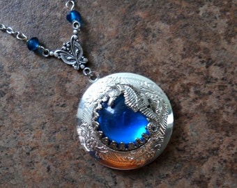 Seahorse in the Carribean Locket by Enchanted Lockets