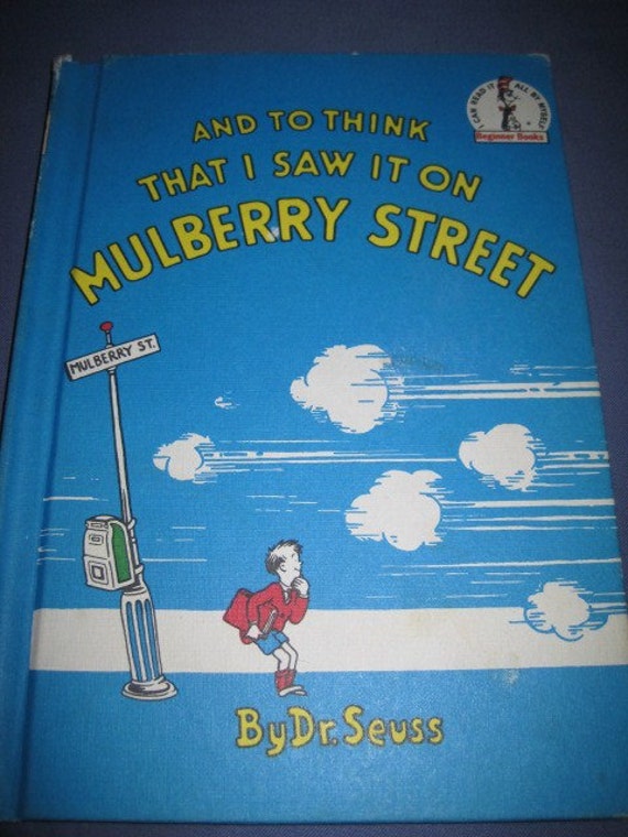 Mulberry Street Dr. Seuss Book 1964 by MargesMemories on Etsy