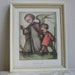 Vintage Hummel Angel Wall Art Print "Her Guardian Angel"