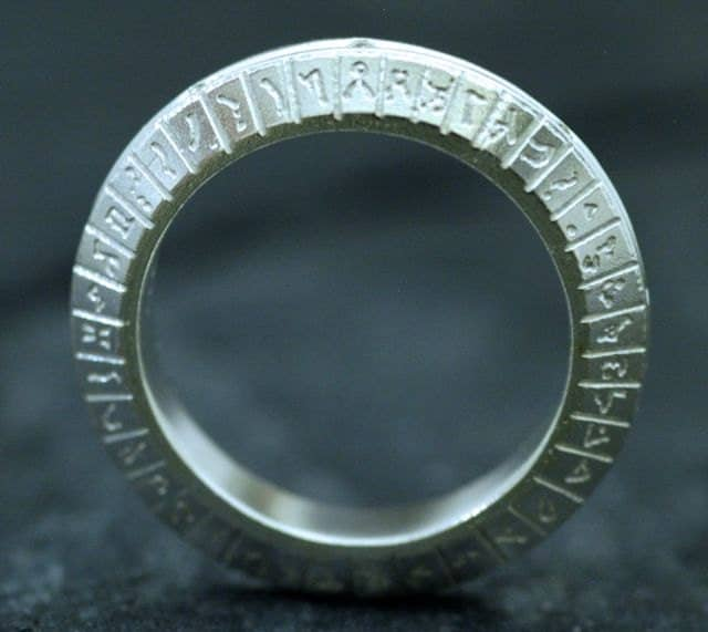 Stargate Sg 1 Inspired Sterling Silver Ring By Valajewellery