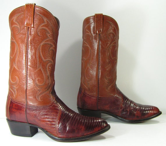 mens lizard skin cowboy boots