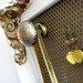 Romantic Chic Vintage Wood Jewelry Organizer, solid wood vintage frame, cracked distressed painted gold moldings, 10.5 x 13.5 inches