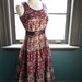 Vintage ethnic INDIA BOHEMIAN summer DRESS