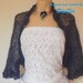 OVERSIZED BOLERO SHRUG / Wedding Accessories Cardigan Jacket Hand Knitted / Women Specialty Sizes Vest Elegant Crocheted Gift Ideas Chic